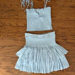 RESET - skirt and tank set  (SMALL TOP, MEDIUM SKIRT)